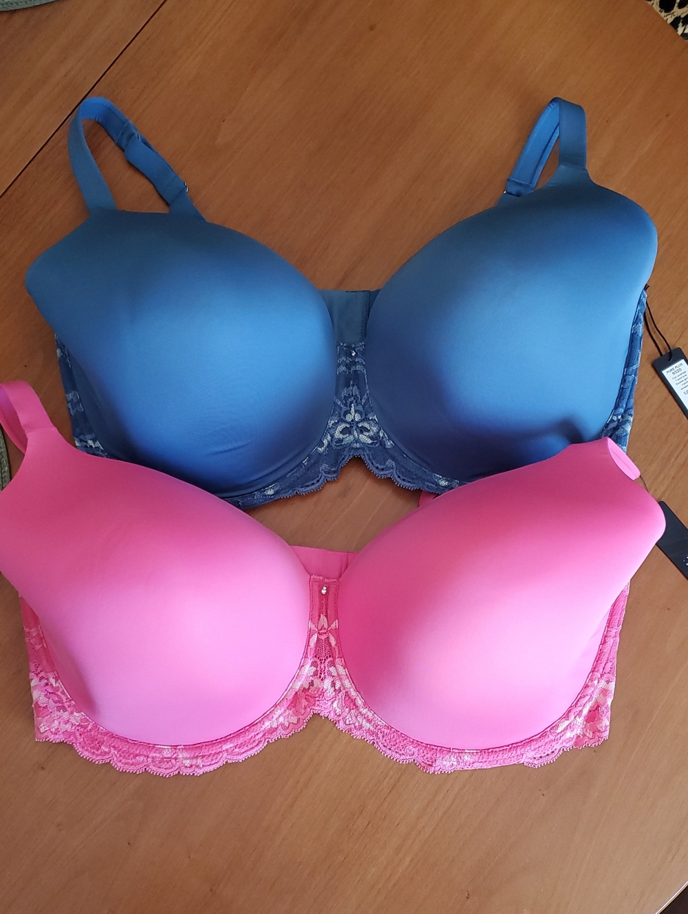 2 Full Coverage T-shirt Bras 42G
